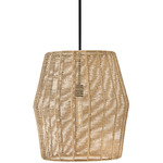 Luca Convertible Pendant - Black / Camel