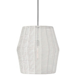 Luca Convertible Pendant - Polished Chrome / Natural White