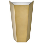Vin Wall Light - Heritage Brass / Etched Glass