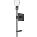 Auden Wall Sconce - Black Oxide / Clear