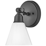 Arti Vanity Wall Sconce - Black / Opal