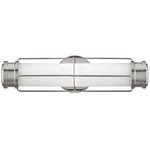 Saylor Bathroom Vanity Light - Polished Nickel / Etched Opal