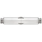 Saylor Bathroom Vanity Light - Polished Nickel / Etched Opal