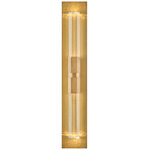 Cecily Wall Sconce - Heritage Brass / Clear