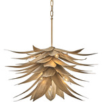 Agave Pendant - Burnished Gold