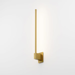 Z-Bar End Mount Wall Sconce - Gold