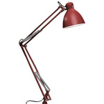 JJ Small Adjustable Wall Light with Mounting Bracket - Matte Amaranth Red