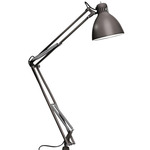 JJ Small Adjustable Wall Light with Mounting Bracket - Matte Sable Grey