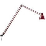 JJ Mid Adjustable Wall Light with Mounting Bracket - Matte Amaranth Red