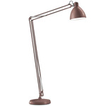 JJ Mid Reading Floor Lamp - Rust Brown