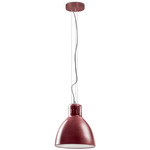 JJ Pendant - Matte Amaranth Red