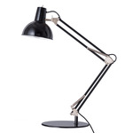 Spring Balanced Table Lamp - Black / Black