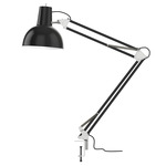 Spring Balanced Clamp Lamp - Black / Black