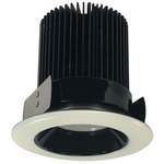 Marquise II 4IN 18W Round Open Reflector Downlight - Black Reflector / White Flange