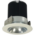 Marquise II 4IN 18W Round Open Reflector Downlight - Diffused Clear Reflector / White Flange