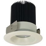 Marquise II 4IN 18W Round Open Reflector Downlight - White Reflector / White Flange