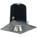 Marquise II 4IN 18W Square Reflector Downlight - Natural Metal Reflector / Natural Flange