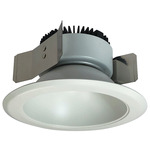 Marquise II 5IN 15W Round Open Reflector Downlight - White Reflector / White Flange