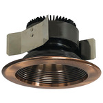 Marquise II 5IN 15W Round Baffle Downlight - Copper Baffle / Copper Flange