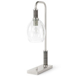 Bronson Table Lamp - Pewter / Clear