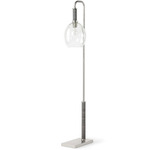 Bronson Floor Lamp - Pewter / Clear