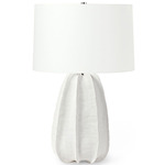 Keiko Table Lamp - White / Cream