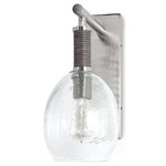 Bronson Wall Sconce - Pewter / Clear