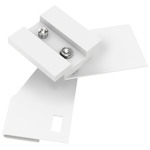 T-Bar Slot Mounting Clip 15/16 and 9/16 Ceiling Grid - White