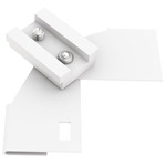 TS24 1-Circuit Surface Track T-Bar Mounting Clip - White