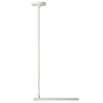 TS24 Surface Mount Track Support Stem - White
