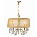 Hampton Chandelier - Antique Brass