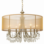 Hampton Chandelier - Antique Brass