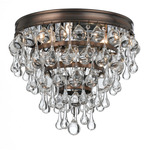 Calypso Ceiling Light - Vibrant Bronze / Clear