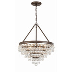 Calypso Chandelier - Vibrant Bronze / Clear