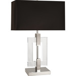 Lincoln Table Lamp - Polished Nickel / Black