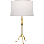 Grace Table Lamp - Modern Brass / Oyster Linen