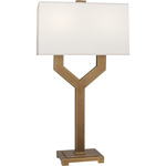 Valerie Table Lamp - Vintage Brass / Fondine