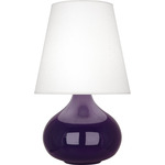 June Table Lamp - Amethyst / Oyster Linen