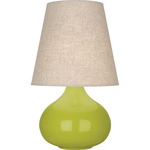 June Table Lamp - Apple / Buff Linen