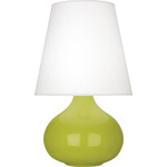 June Table Lamp - Apple / Oyster Linen