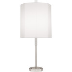 Kate Table Lamp - Polished Nickel / Ascot White