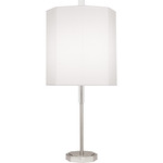 Kate Table Lamp - Polished Nickel / Ascot White