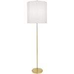 Kate Floor Lamp - Modern Brass / Ascot White
