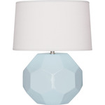 Franklin Table Lamp - Baby Blue / Oyster Linen