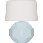 Franklin Table Lamp - Baby Blue / Oyster Linen