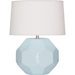 Franklin Table Lamp - Baby Blue / Oyster Linen