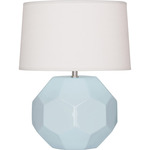 Franklin Table Lamp - Baby Blue / Oyster Linen