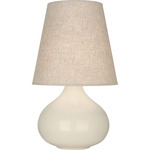 June Table Lamp - Bone / Buff Linen