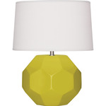 Franklin Table Lamp - Citron / Oyster Linen