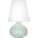 June Table Lamp - Celadon / Oyster Linen